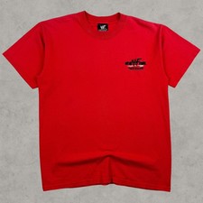 WWF Wrestling New York Time Square Medium Red Vintage T-shirt 2001