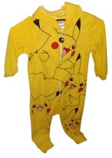 Pok mon Pikachu PJ Yellow Pajamas 2017 100 Polyester XS