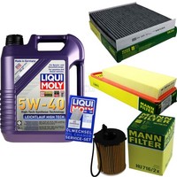 Inspektionskit Filter Liqui Moly ÖL 5L 5W-40 FüR CitroëN Xsara N1 1.4 Hdi N0 N2