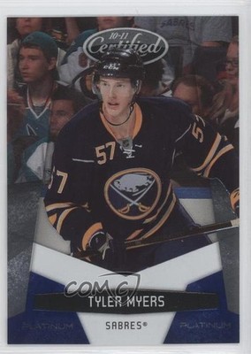 2010-11 Certified Platinum Blue 60/250 Tyler Myers #18 1p0