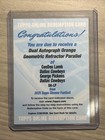 2025 Topps Chrome CeeDee Lamb/George Pickens Orange Refractor (RAW)