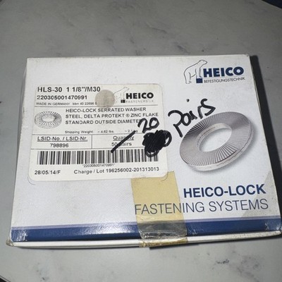 HEICO HLS-30 DELTA PROTEKT SICHERUNGSSCHEIBE Std O/D - M30 - Box mit 20