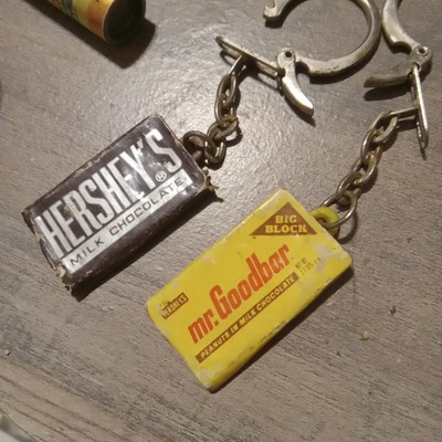 Pepsi, Hershey's Lifesavers  Originals 70's Good Cond. Keychain Vintage Lot