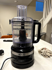 KitchenAid 5KFP0919BOB 2.1L Black Food Processor 250W Pulse, Discs & Blades