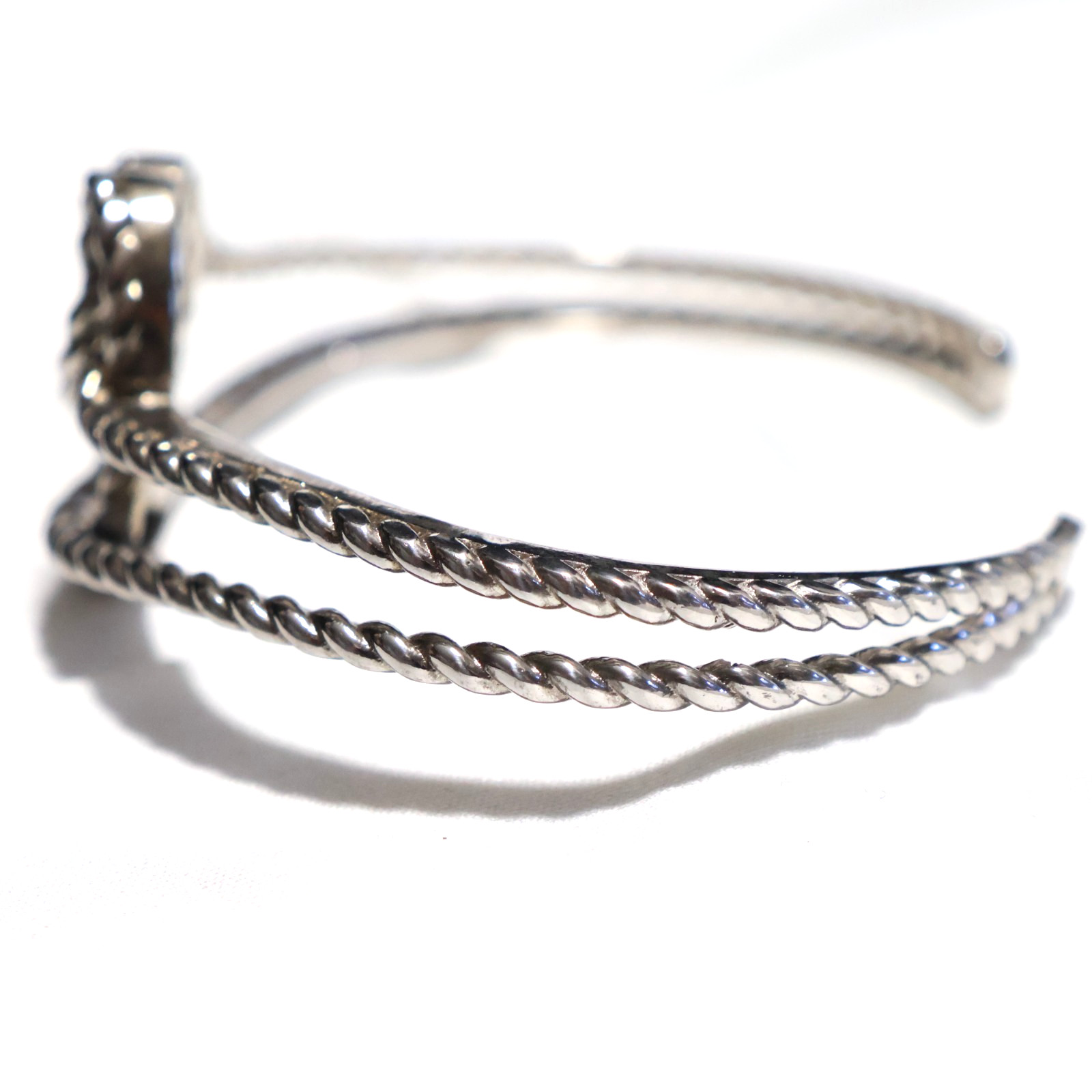 BEAUTIFUL Solid Silver 925 Rope Knotted Design Pa… - image 10