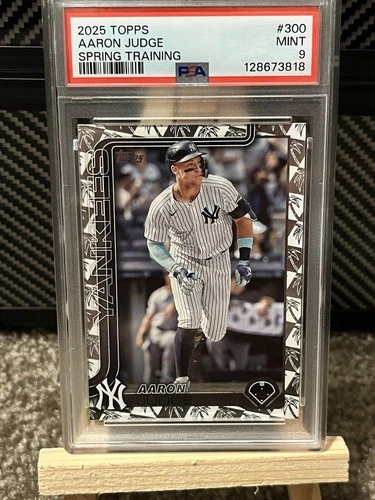 2025 Topps Series 1 Aaron Judge #300 Spring Training PSA 9 Yankees MLB