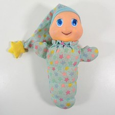 Playskool Vintage Glo Worm Toy Blue- Untested Glow Worm