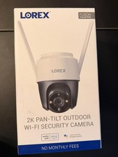 Lorex 2K Wireless Outdoor Pan-Tilt Security Camera Wi-Fi Biult-in 32 GB Storage