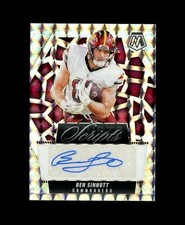 2025 Mosaic SCRIPTS SILVER PRIZM SP BEN SINNOTT AUTO! Redskins TE 