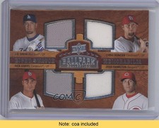 2008 Ballpark Collection Eight Swatch Memorabilia JD Drew Chris Duncan #334 1e15