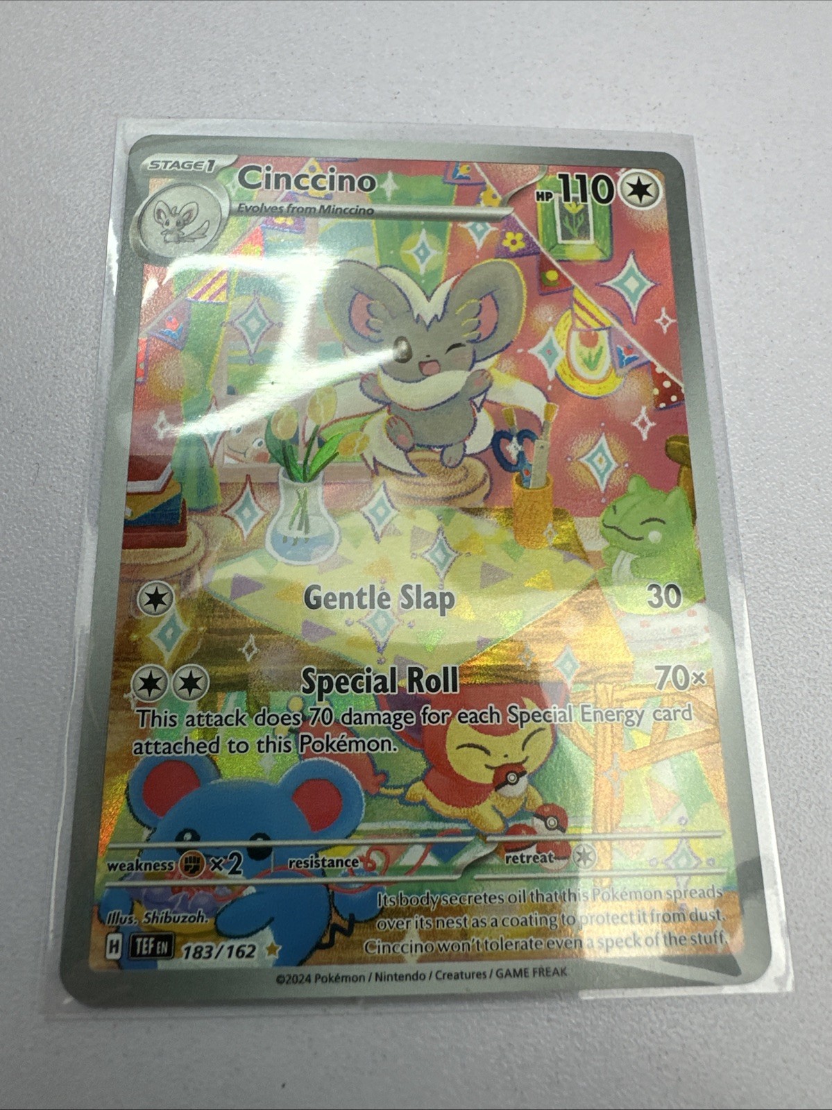 Pokemon TCG Cinccino 183/162 SV05 Temporal Forces NM