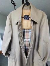 Vintage Burberrys England Tan Trench Coat Unisex