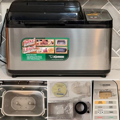 Zojirushi BB-PAC20 Automatic Bread Maker   Black/Stainless 2lb Loaf