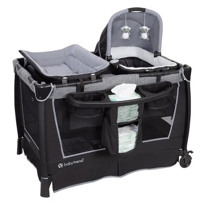 Baby Trend Retreat Nursery Center Playard Rock Bassinet Changing Table Robin