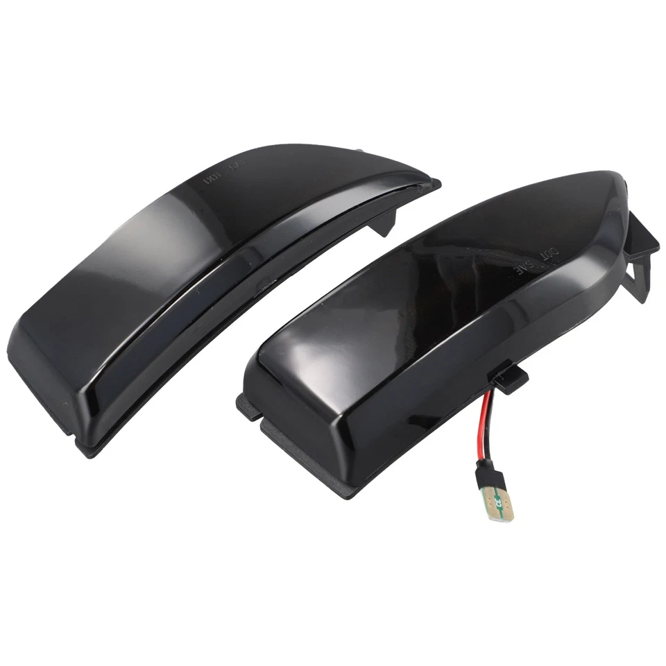 Dynamic Turn Signal Lights LED Left & Right Side Mirror Light Tool Yellow - Image 4 of 4