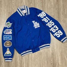 Dodgers Jacket L 00s Y2k Los Angeles LA G-III World Series Champs Game-day Coat