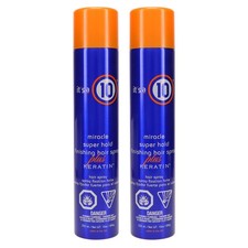 It's a 10 Miracle Super Hold Finishing Spray Plus Keratin, 10 oz Pack of 2