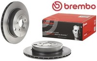 2X Bremsscheibe Brembo 09.A198.21 2 Bremsscheiben Hinterachse Hinten FüR Subaru