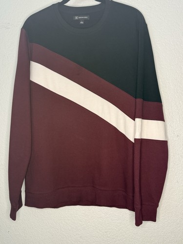 INC International Concepts Men's L Colorblock Crewneck Sweatshirt