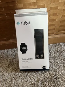 Fitbit Classic Band pour Fibit Versa Smartwatch Noir~Petit