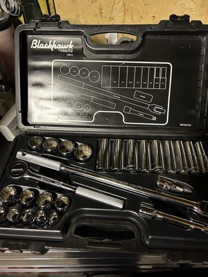 Blackhawk by Proto 1/2  Drive Socket Set. Set Is In Brand New Condition