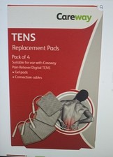 TENS Replacement Pads for LloydsPharmacy Careway Machine – 4 Pack – Pain Relief 