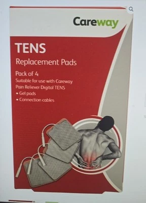 TENS Replacement Pads for LloydsPharmacy Careway Machine – 4 Pack – Pain Relief