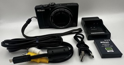 Nikon Coolpix S8200 16MP Digital Camera - Lens Error - Spares And Repairs -Black
