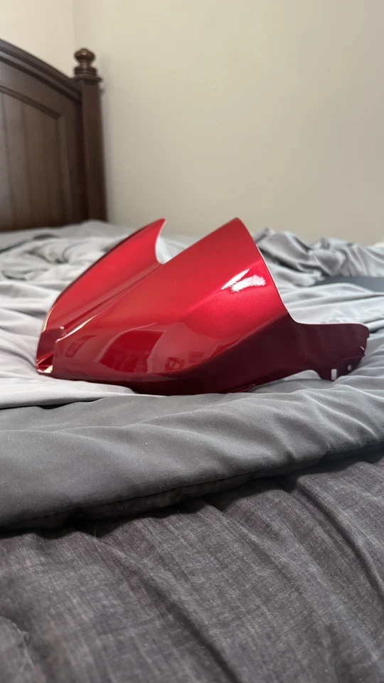 Cubierta de cubierta de plástico para medio tanque apta para Yamaha YZF R6 2008-2016 roja Foto 4 de 4