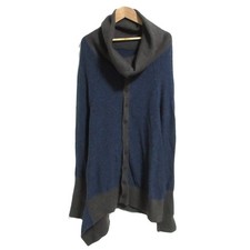 Y's Yohji Yamamoto knit cardigan, size 2, navy and brown Women USED