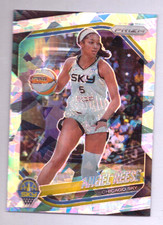 2025 PANINI WNBA PRIZM ANGEL REESE CRACKED ICE INSERT CARD # 92 CHICAGO SKY LSU