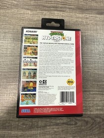 TMNT The Hyper Stone Heist Custom Game Case For Sega Genesis  *NO GAME*