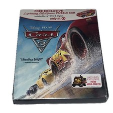 Disney Pixar Cars 3 Blu-Ray  DVD  Digital, 2017 Target Exclusive - SEALED