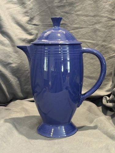 Fiesta Vintage Coffee Pot W/Lid 1936-1959 - Vintage Cobalt Blue
