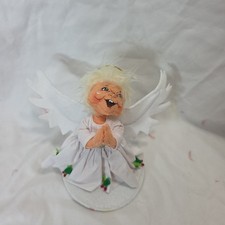 Annalee Christmas Angel Doll 6" Praying Holiday Winter 2015