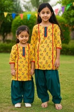 Pakistai clothes for kids -Farshi Shalwar Kameez - Partywear-gifts-Traditional