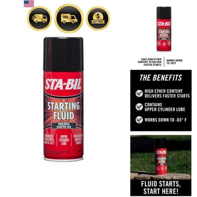 #ad Starting Fluid Prolongs Starter Life Upper Cylinder Lube for Gasoline a... $18.40