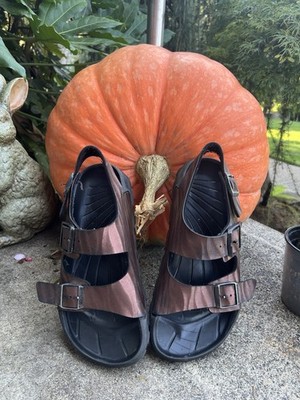 Birkenstock Birki's Haiti Copper Slingback Milano Sandals Slide