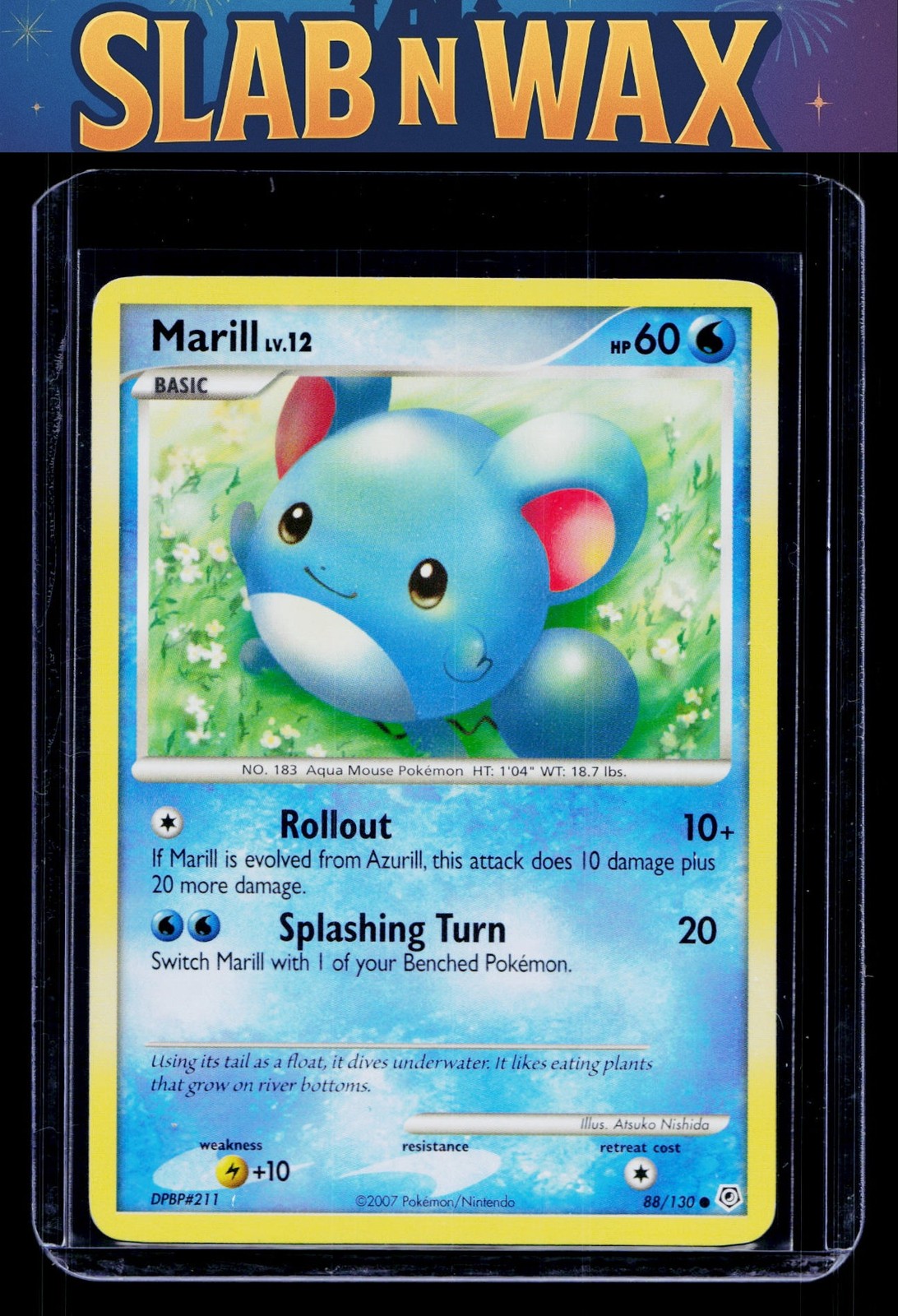 Pokemon tcg Diamond and Pearl Marill #88/130
