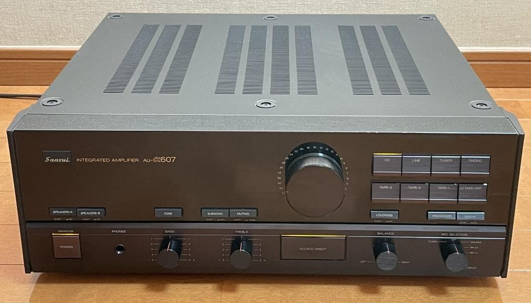Sansui AU-α607 Integrated Stereo Amplifier 90W+90W 8Ω Vintage As
