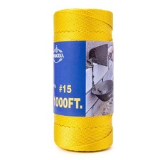 Twisted Nylon String, 15 x 1000FT Mason Line String, Nylon Twine for Masonry...