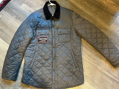 Barbour Quilted Jacket Men Gray X Triumph L / XL