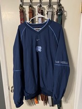 Nike Vintage 2000s Y2K Pullover North Carolina Tarheels Center Swoosh Size XL
