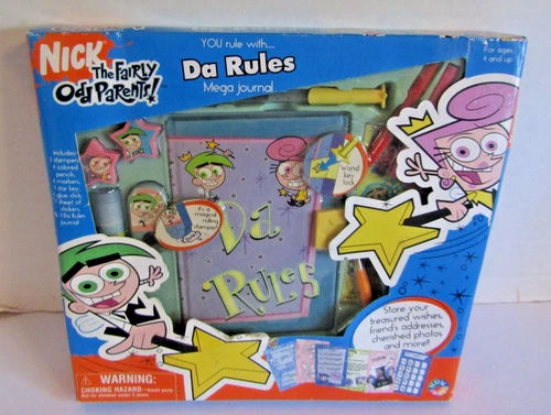 Jakks Pacific Nick The Fairly Odd Parents You Rule With DA RULES Mega Journal