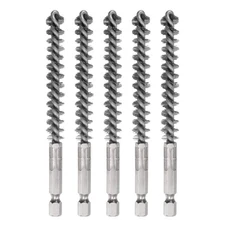 5Pcs Bore Brush Stainless Steel 10mm Dia Cleaning Wire Tube Pipe Cleaner