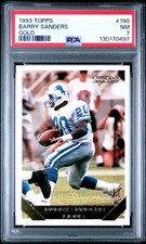 1993 Topps Football Barry Sanders # 190 PSA
