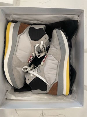Givenchy Tr3 Runner Sneakers Grey/Yellow Made in Italy , Size 41 UsM/8