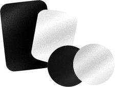 Metal Plate for Magnetic Car Mount 4 Pack Disc with 3M Adhesive Compatible