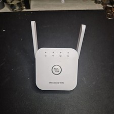 UltraXtend WiFi 4 All RoutersWiFi Booster with Ethernet Port 2.4ghz White UK Hot