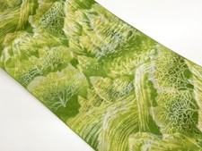 7624721: JAPANESE KIMONO JAPANESE NAGOYA OBI / WOVEN TREES